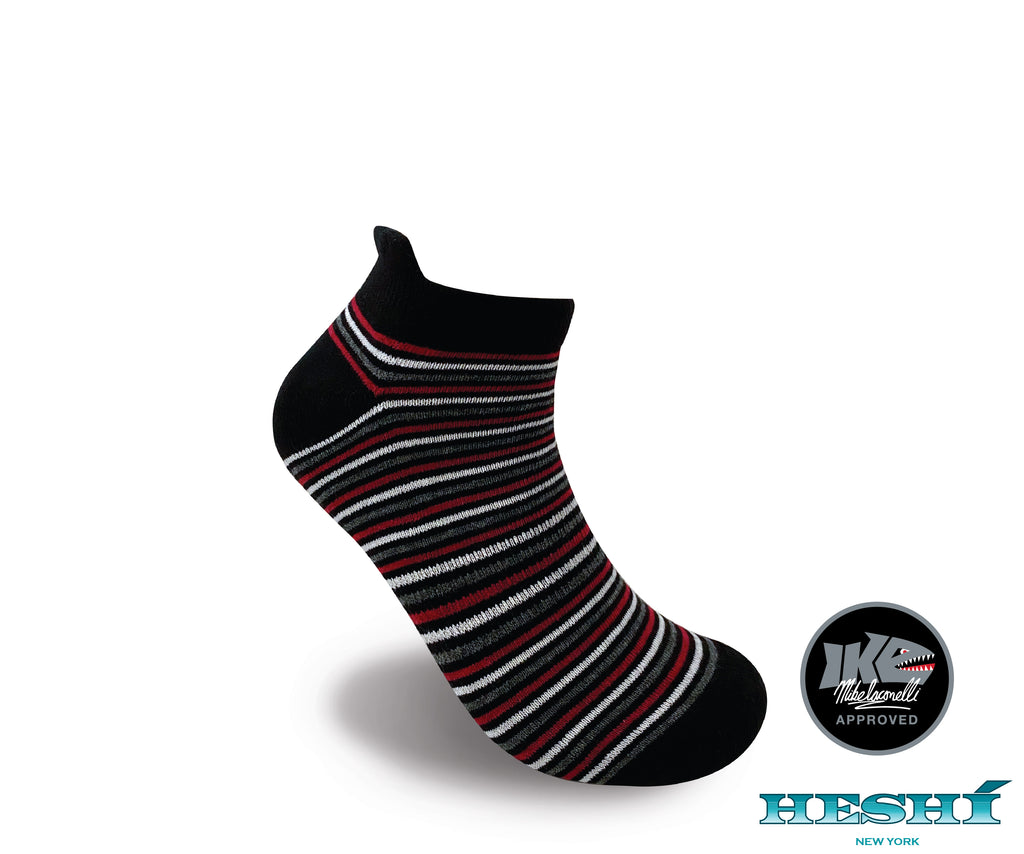 Heshí Ankle Sock - Iaconelli Black Stripe