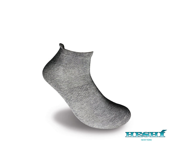 Heshí Ankle Sock - Heather Grey