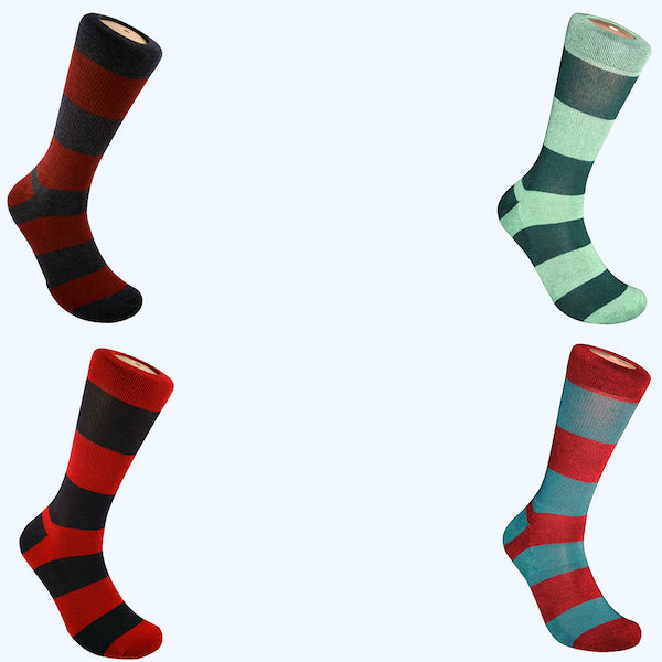 Heshí Rugby Stripe Sock Collection - Heshí Socks