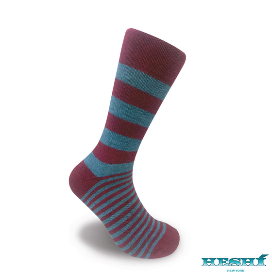 Heshí Cool Funky Colorful Fashion Comfort Mens Cotton Crew Online Designer Dress Sock