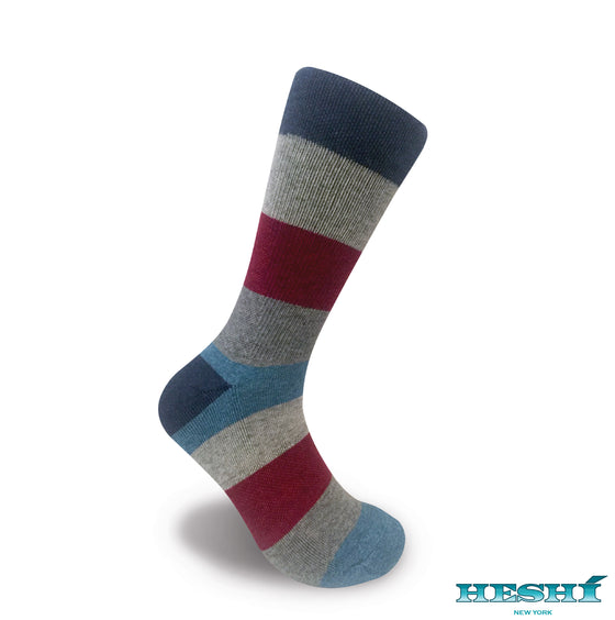 Heshí Cool Funky Colorful Fashion Comfort Mens Cotton Crew Online Designer Dress Sock