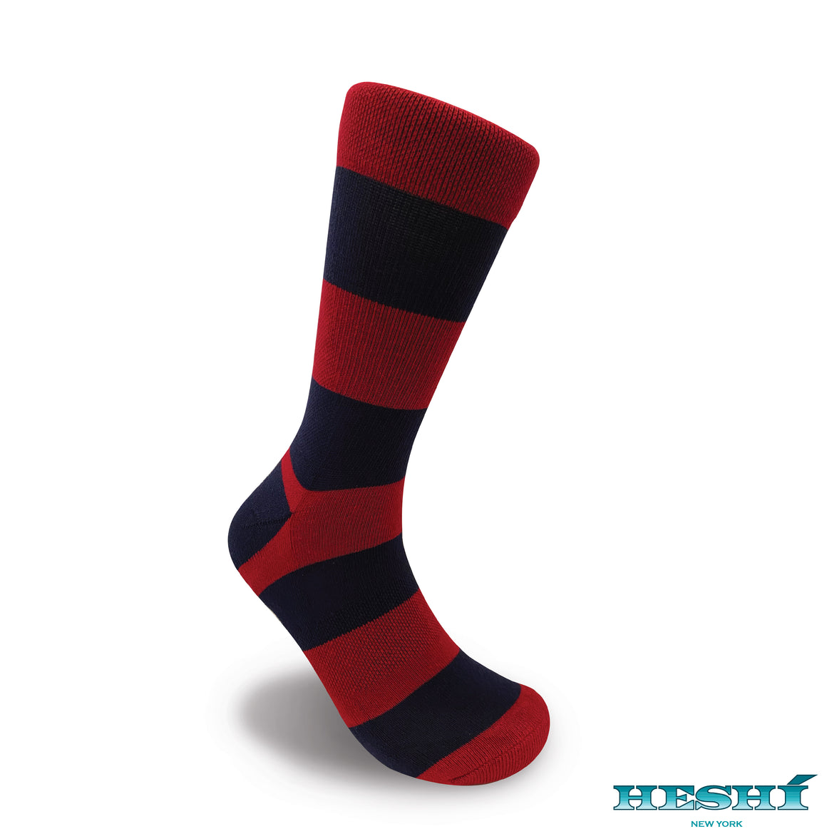 Heshí Rugby Stripe Sock - Red/Blue